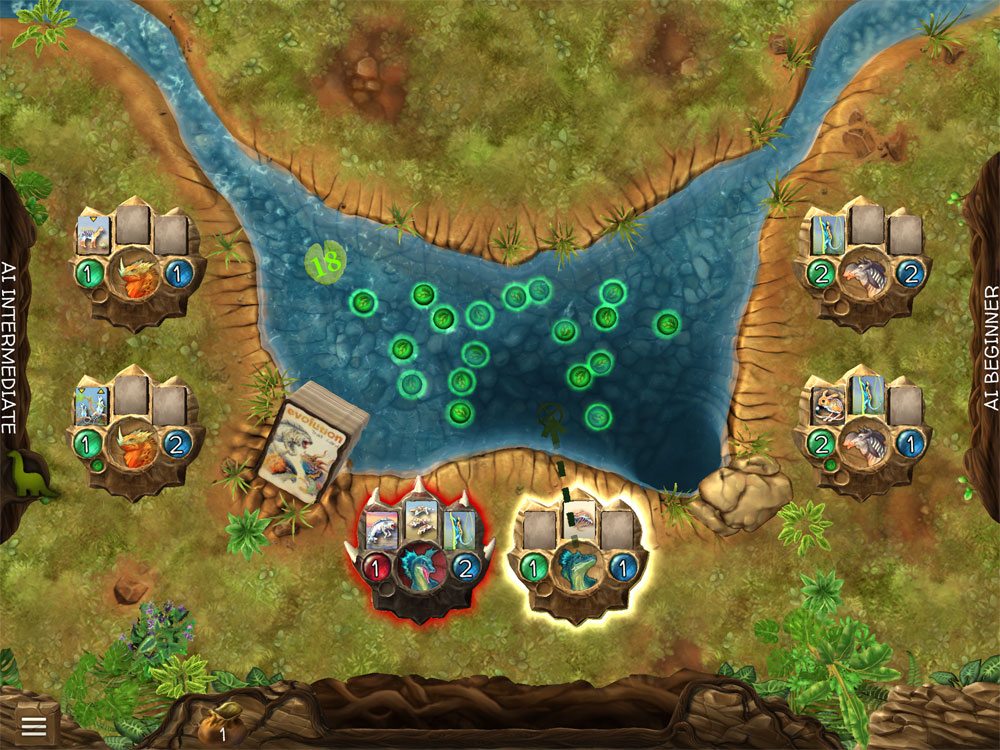 Evolution video game feeding