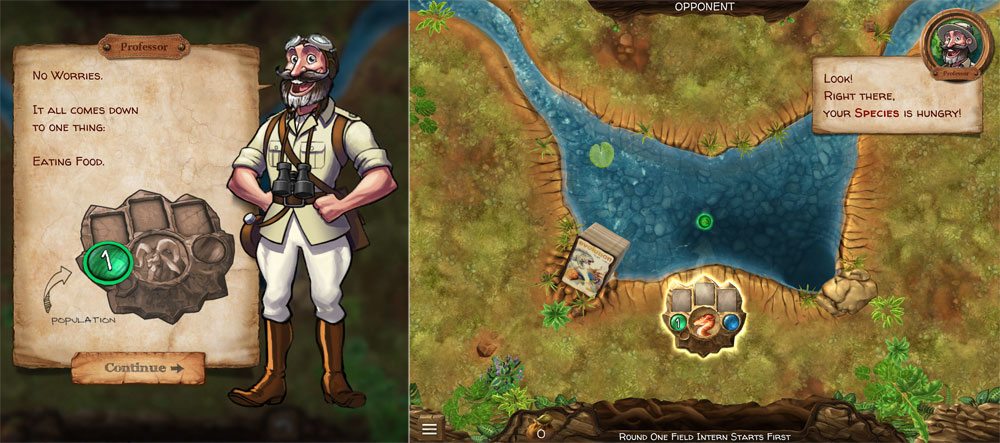 Evolution video game tutorial