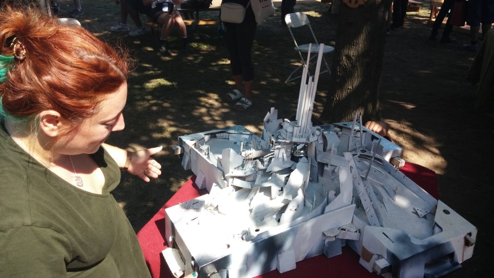 Wonderful weekend at NY Maker Faire: The incredibly cool quad-pinball table PinBox 3000. Photo: Andrew Terranova