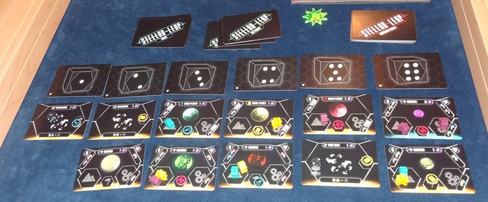 Stellar Leap game in progress