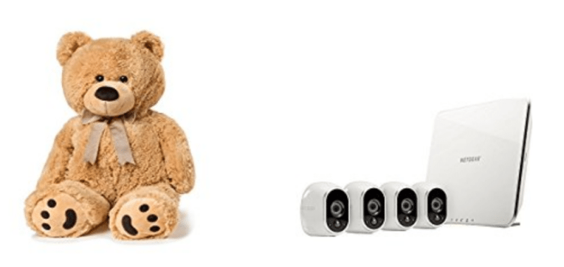 Geek Daily Deals 101917 teddy bear netgear cameras