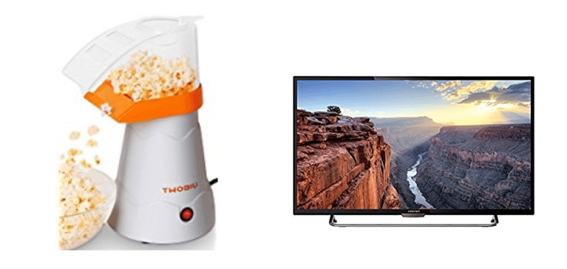 Geek Daily Deals 102217 popcorn televisions