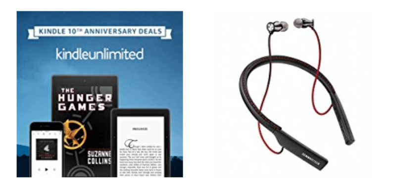 Geek Daily Deals 102317 unlimited books sennheiser earbuds