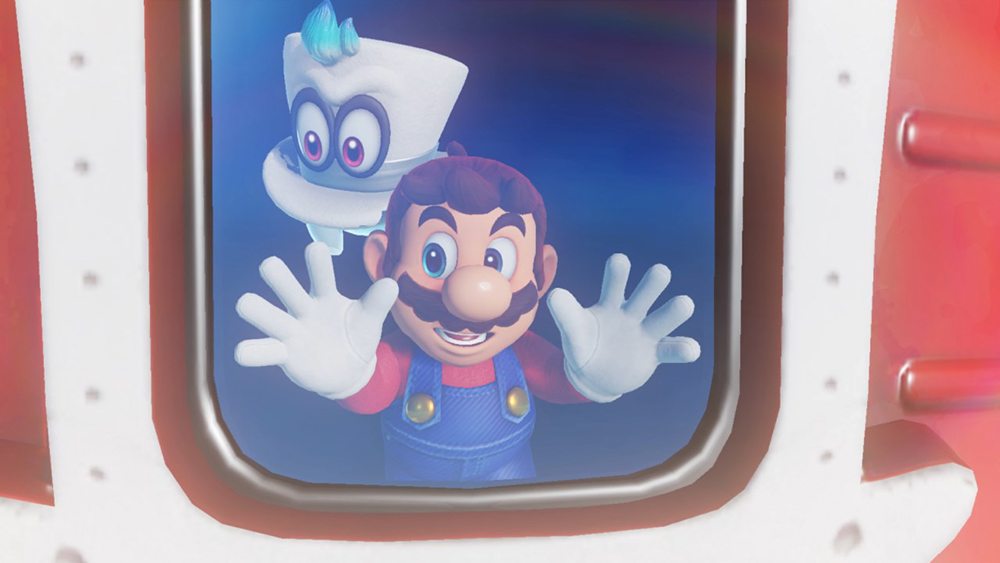 Super Mario Odyssey Mario and Cappy