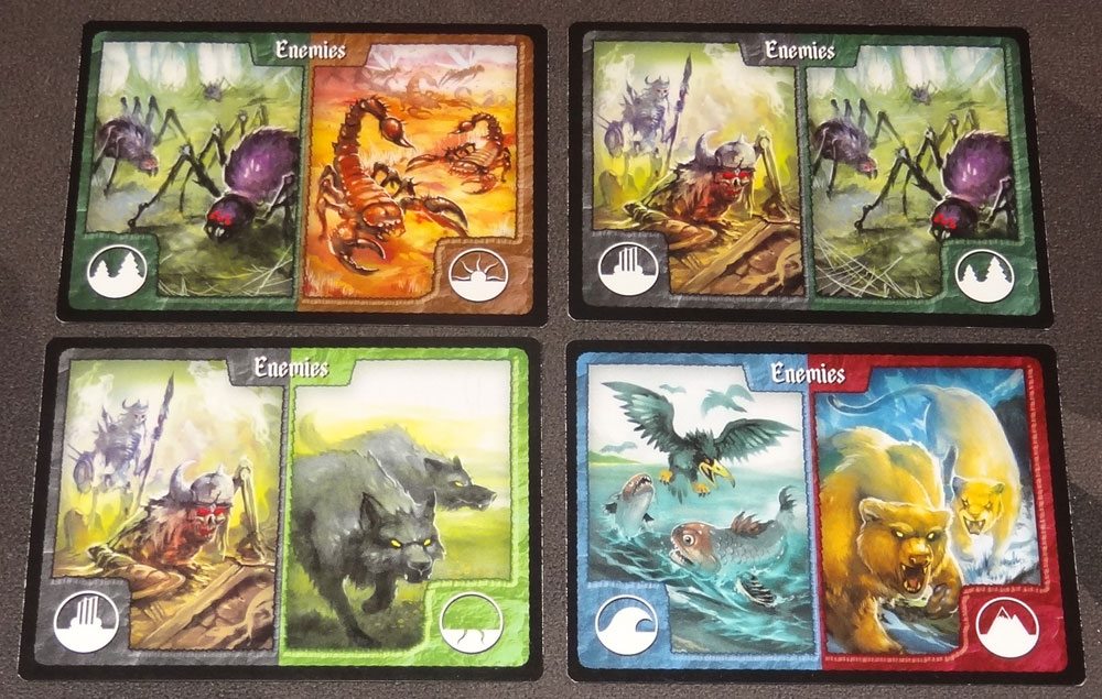Tiny Epic Defenders enemy cards