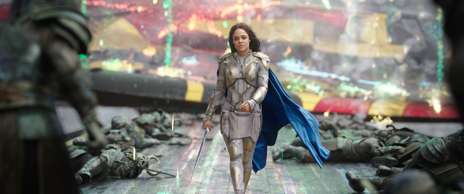 Tessa Thompson as Valkyrie in 'Thor: Ragnarok.'