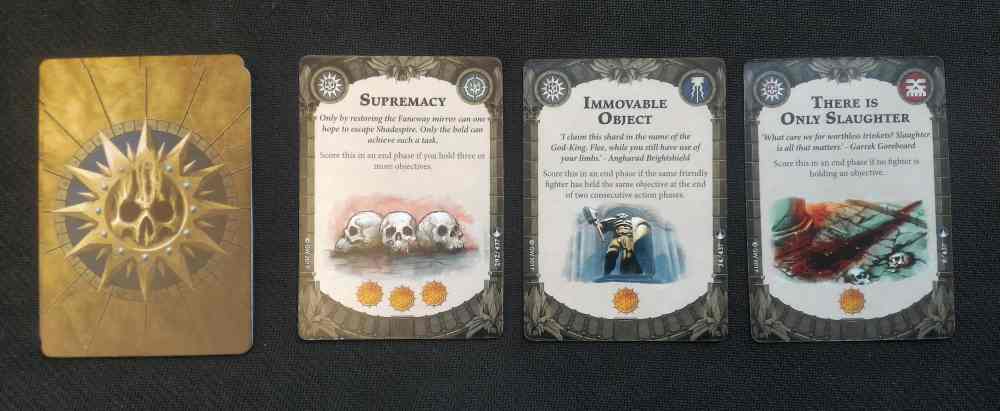 Shadespire Objective Cards