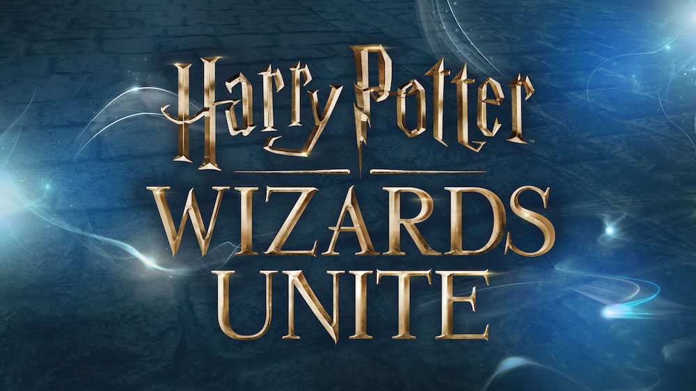 Harry Potter Wizards Unite in HP font