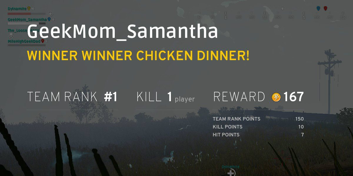 PUBG Chicken Dinner