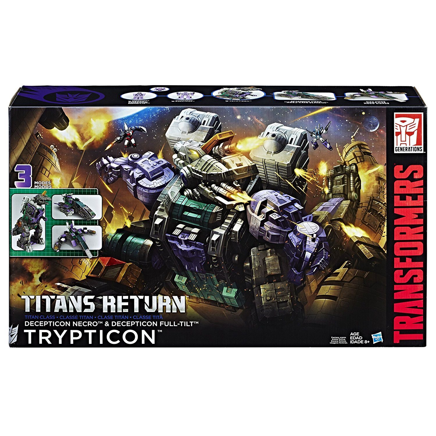 Trypticon!  Image: Hasbro