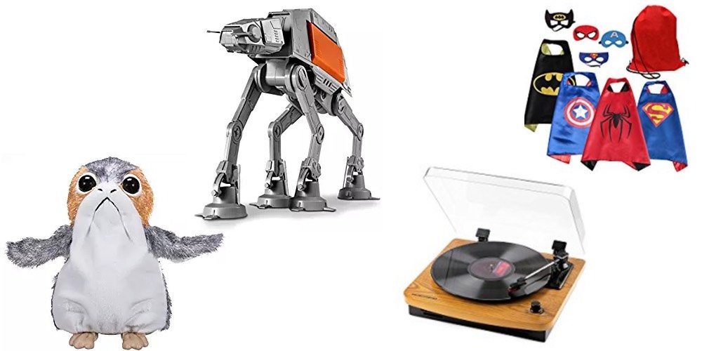 Geek Daily Deals 120917 star wars toys turntable superhero
