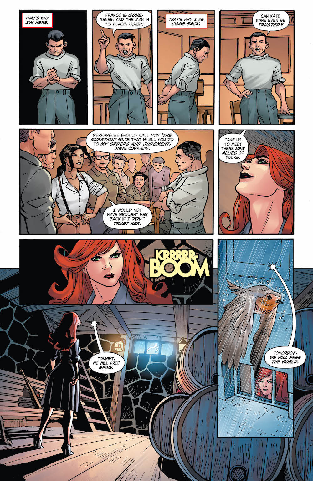 Kate Kane, Renee Montoya, DC Comics Bombshells United #7