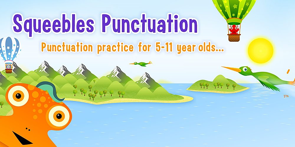 Squeebles Punctuation, Image: KeyStageFun