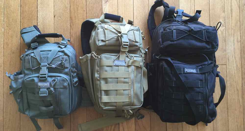 Maxpedition Gearslinger Size Comparison