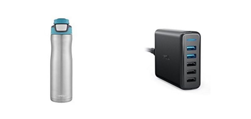 Geek Daily Deals 010418 water bottles usb charger