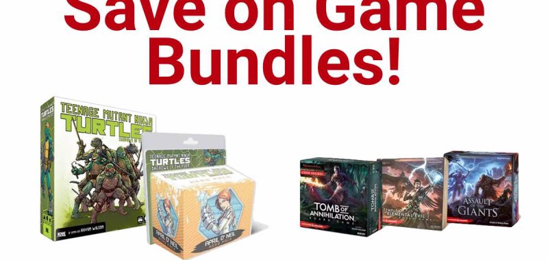 Geek Daily Deals 012518 TMNT D&D game bundles