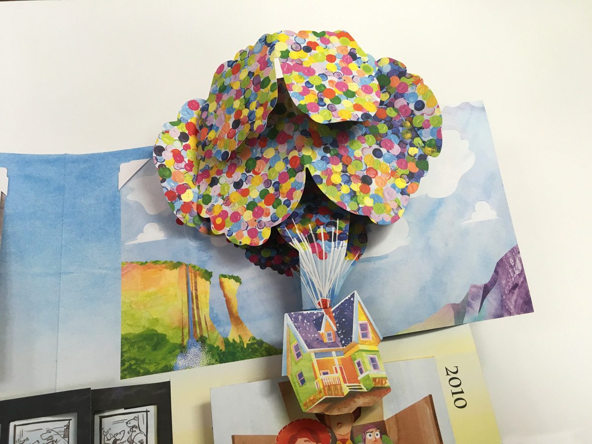 Pixar Pop-Up sample spread