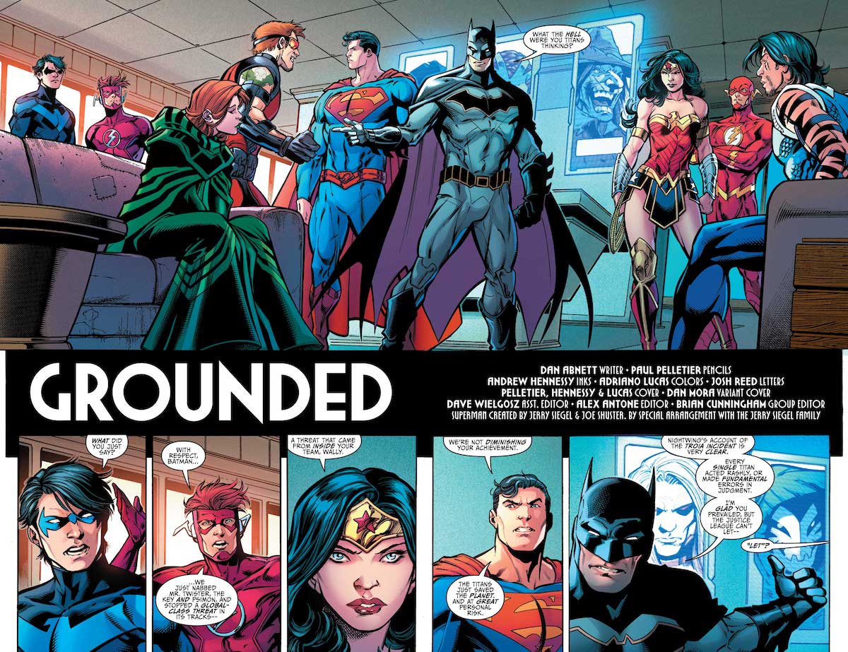 Justice League, Titans, Titans #19 cover