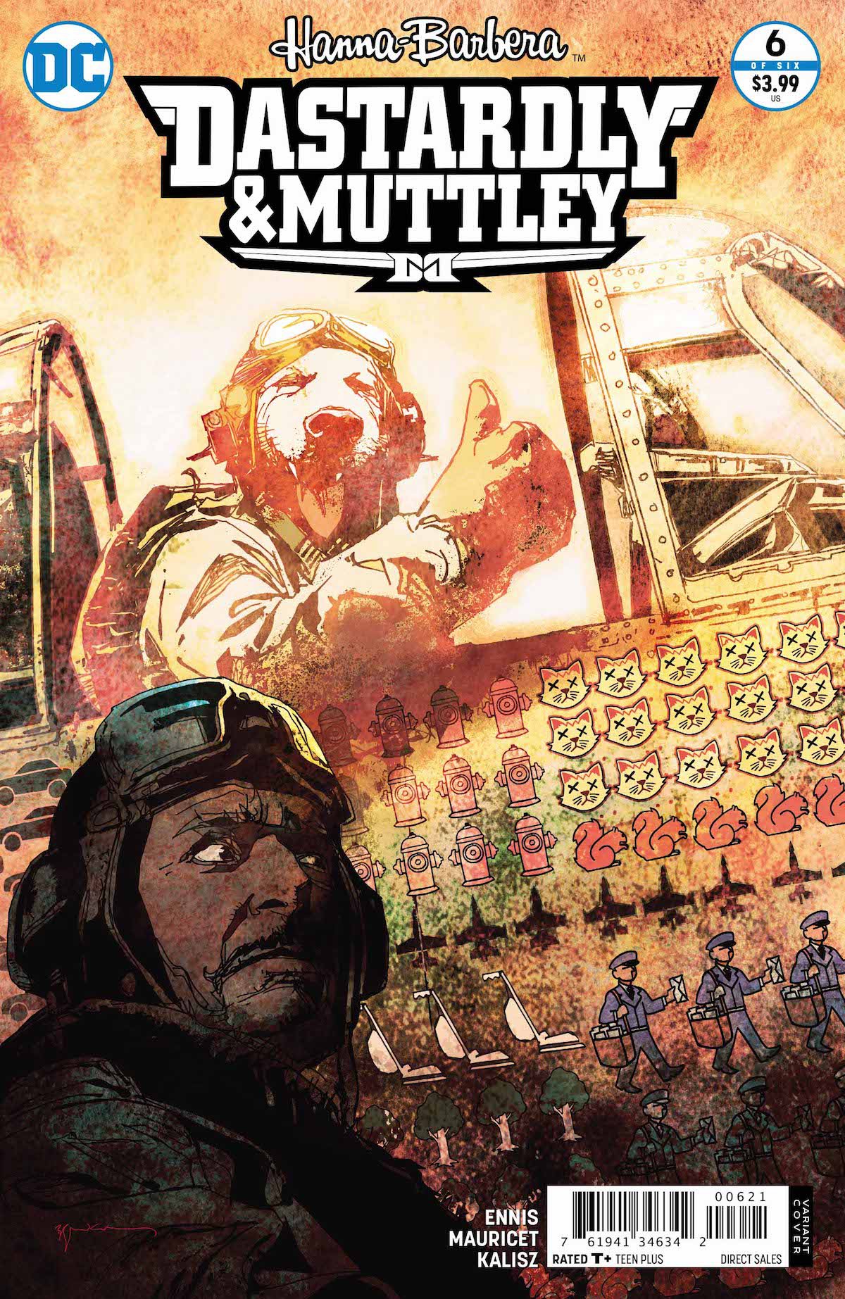 Dastardly and Muttley #6 variant cover