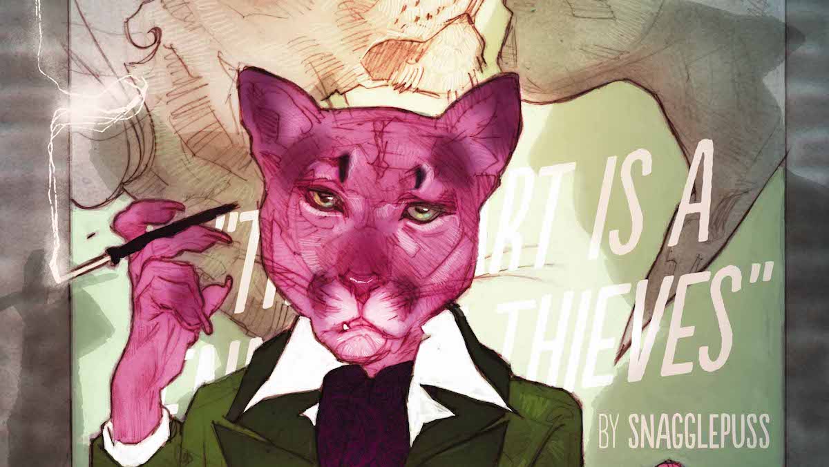Exit Stage Left: The Snagglepuss Chronicles #2 cover