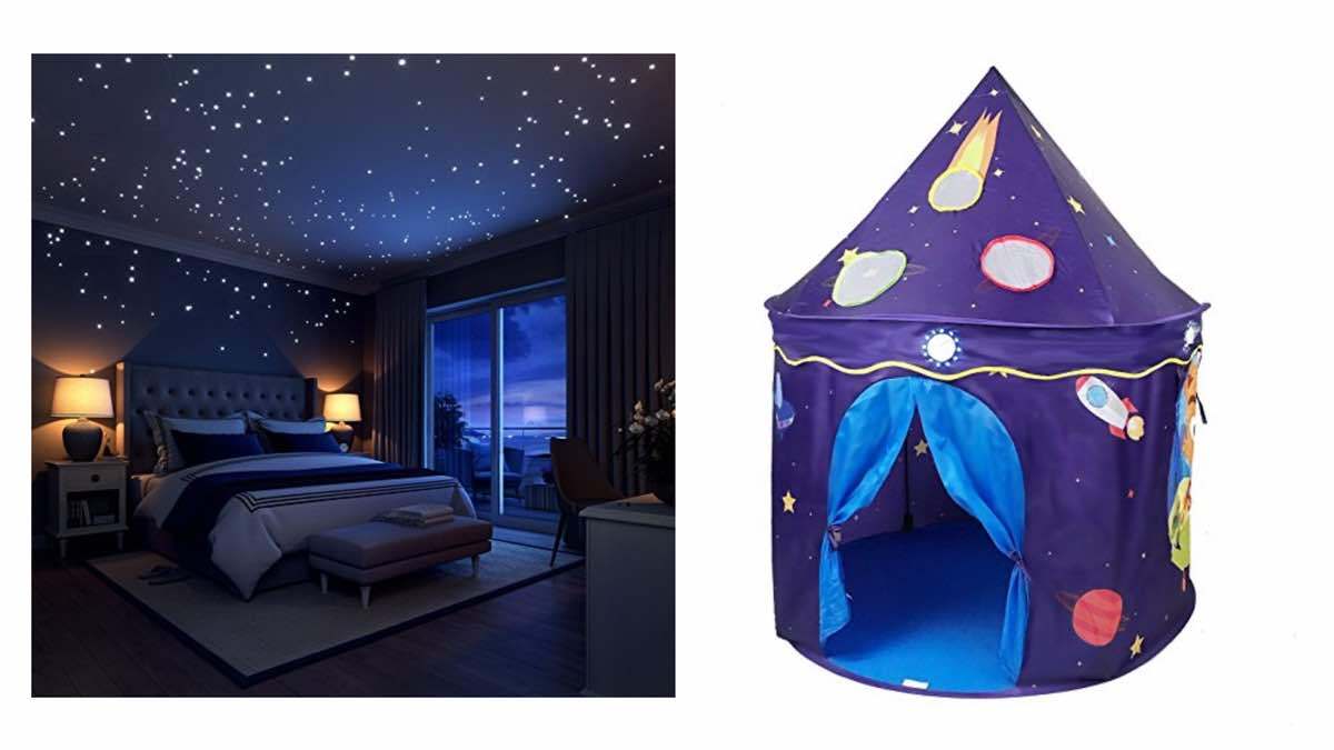 Geek Daily Deals 020818 star stickers space play tent