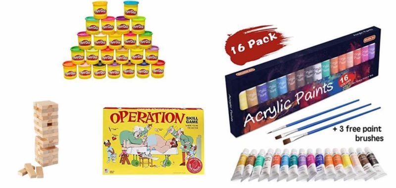 Geek Daily Deals 021218 operation jenga play-doh art supplies
