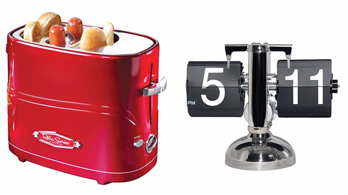 Geek Daily Deals 021518 hot dog toaster flip clock