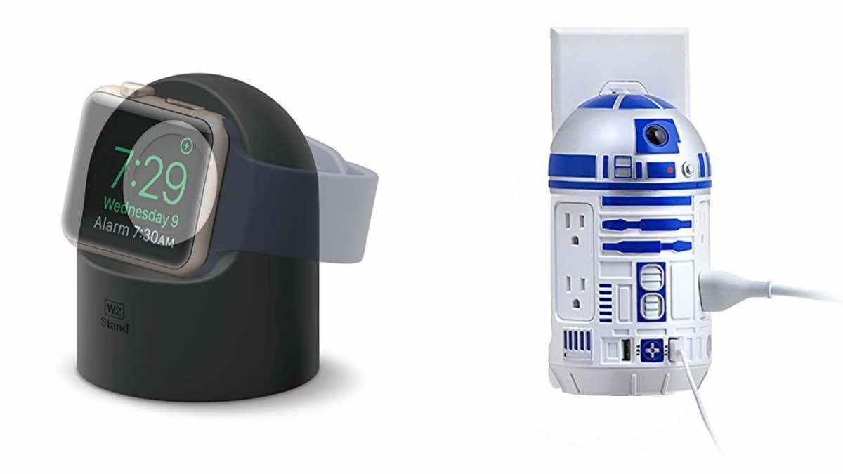 Geek Daily Deals 022718 apple watch stand R2-D2 outlet