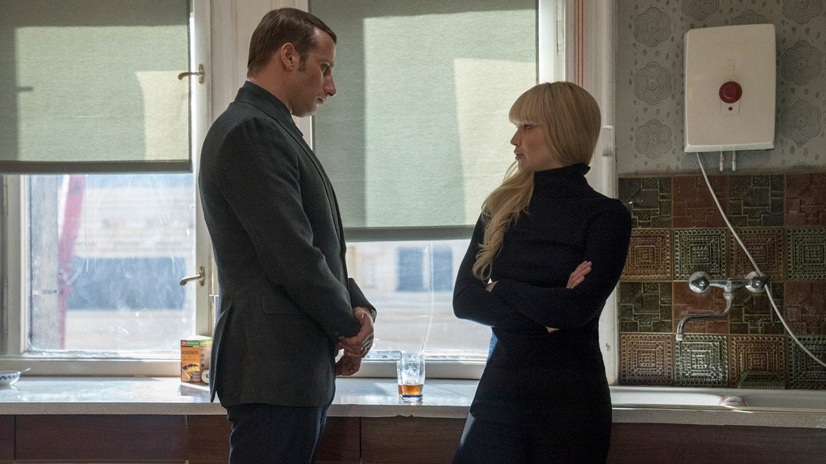 Dominika has words with creepy Uncle Vanya. Photo © 20th Century Fox