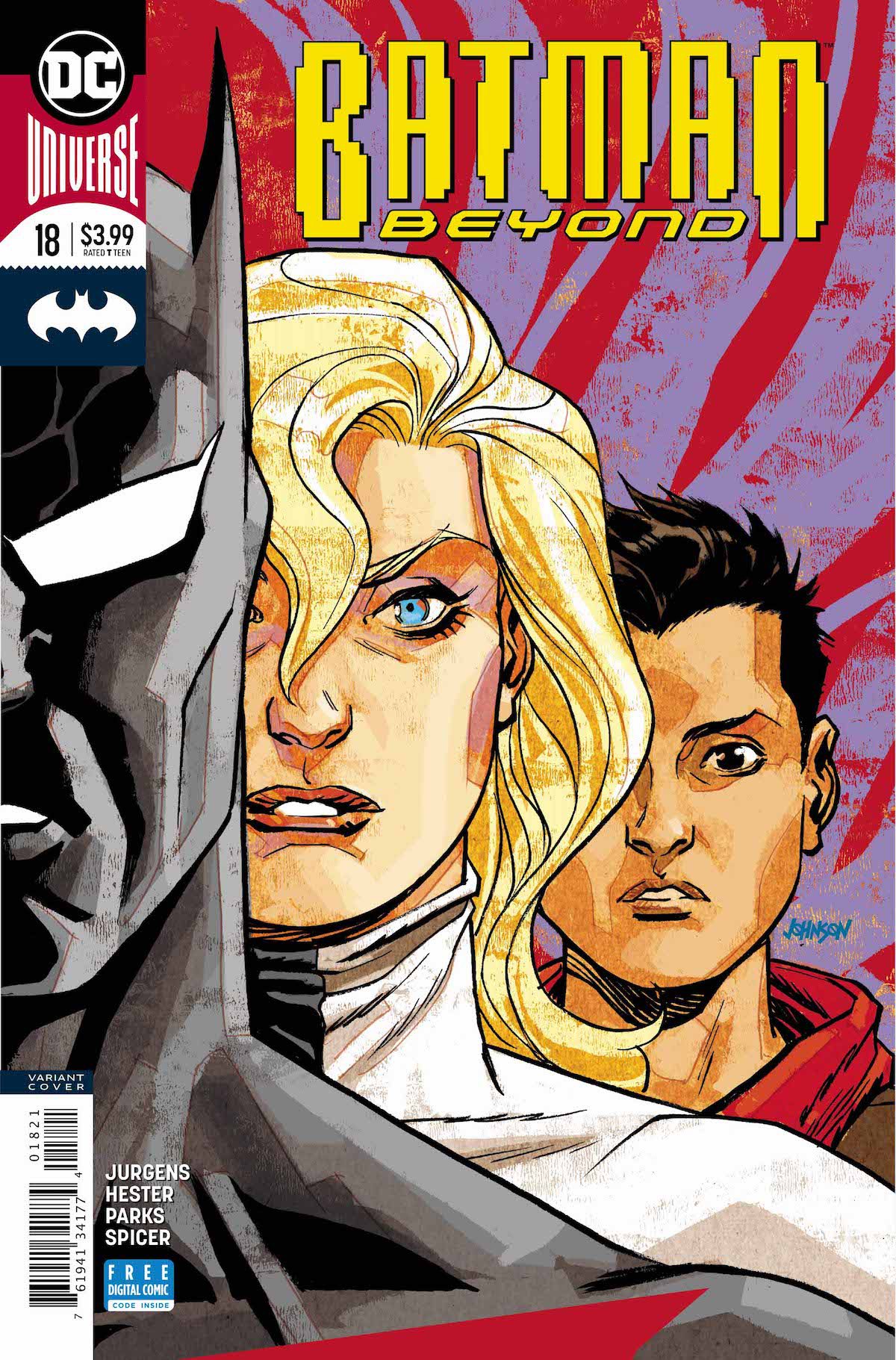 Batman Beyond #18 variant cover