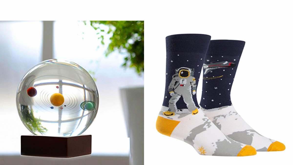 Geek Daily Deals 030918 solar system globe space socks