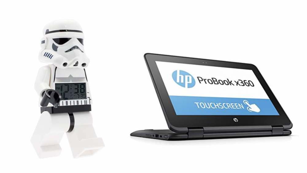 Geek Daily Deals 031418 stormtrooper clock HP convertible computer