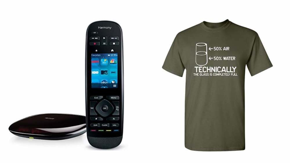 Geek Daily Deals 032218 logitech harmony ultimate funny shirt