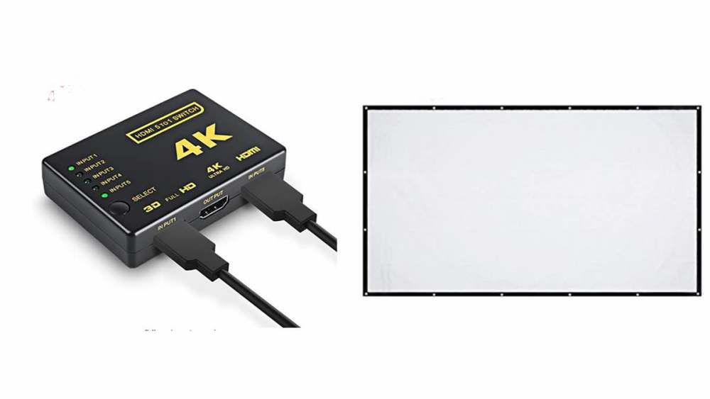 Geek Daily Deals 032318 hdmi switch projection screen