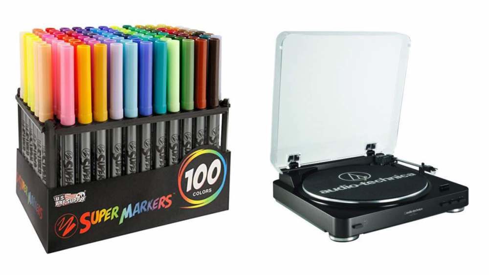 Geek Daily Deals 032518 colored markers turntable