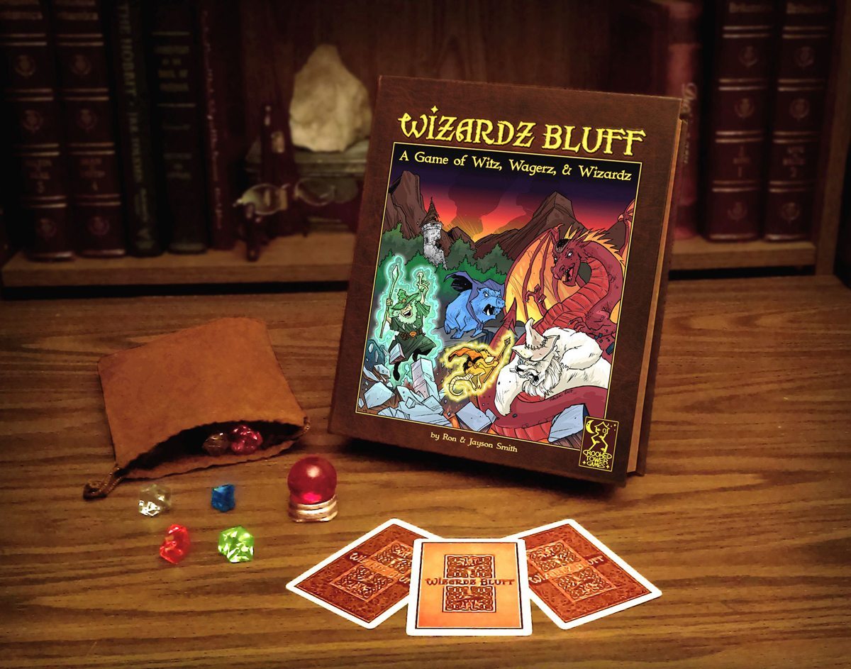 Wizardz Bluff box and components