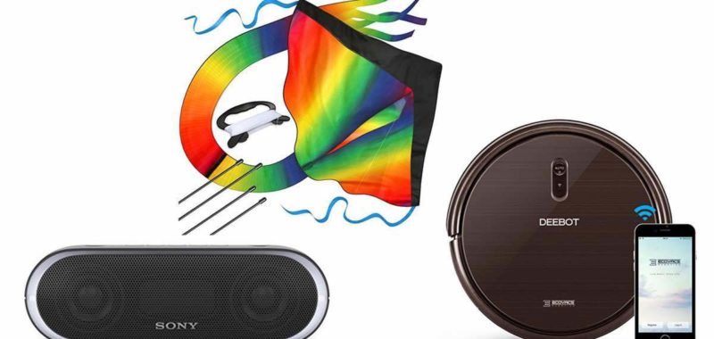 Geek Daily Deals 040218 sony speaker rainbow kite robot vacuum