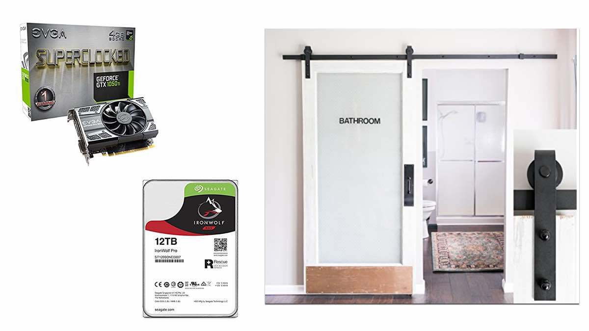 Geek Daily Deals 042618 PC components barn door hardware