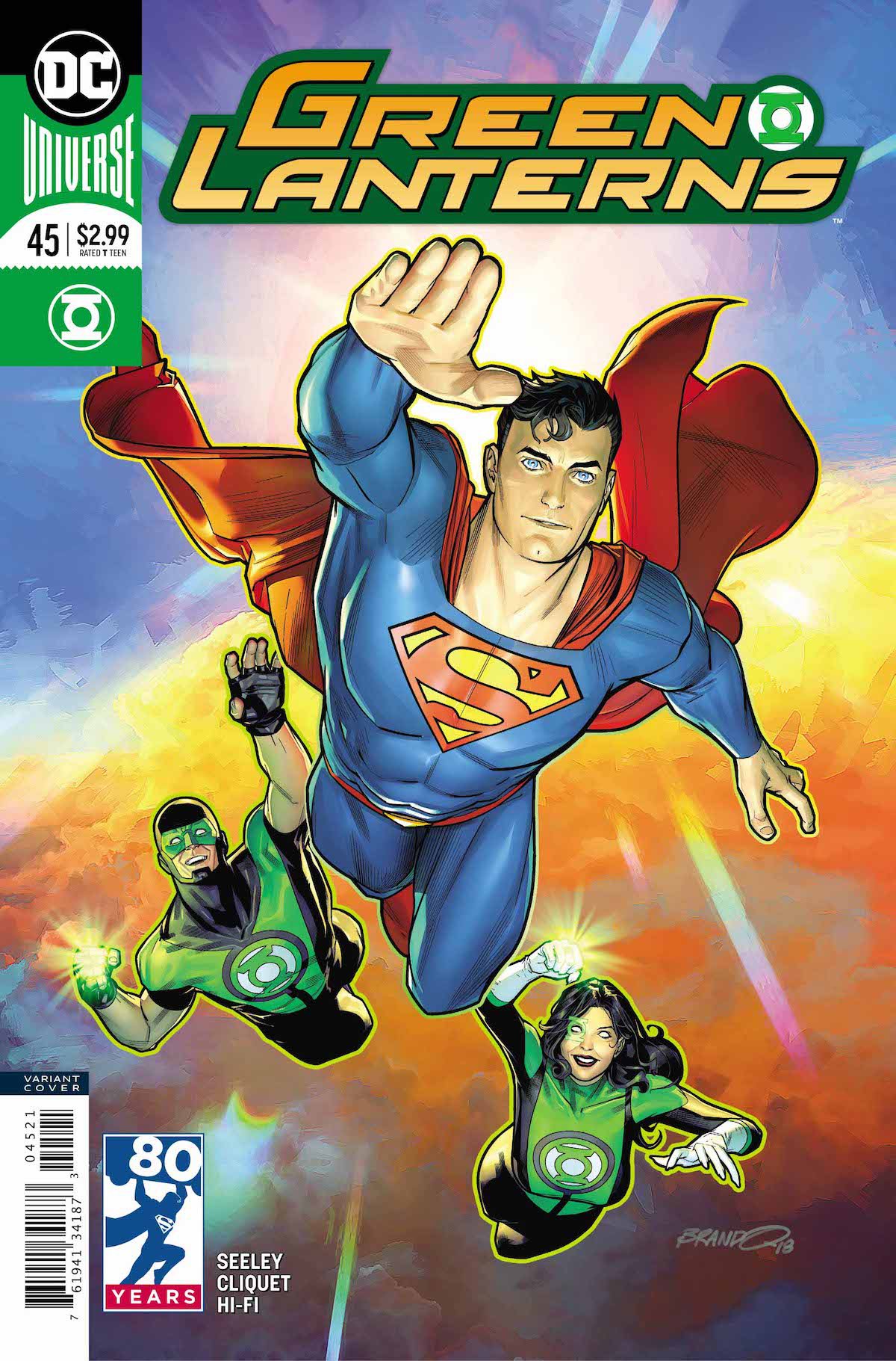 Green Lanterns #45 variant cover