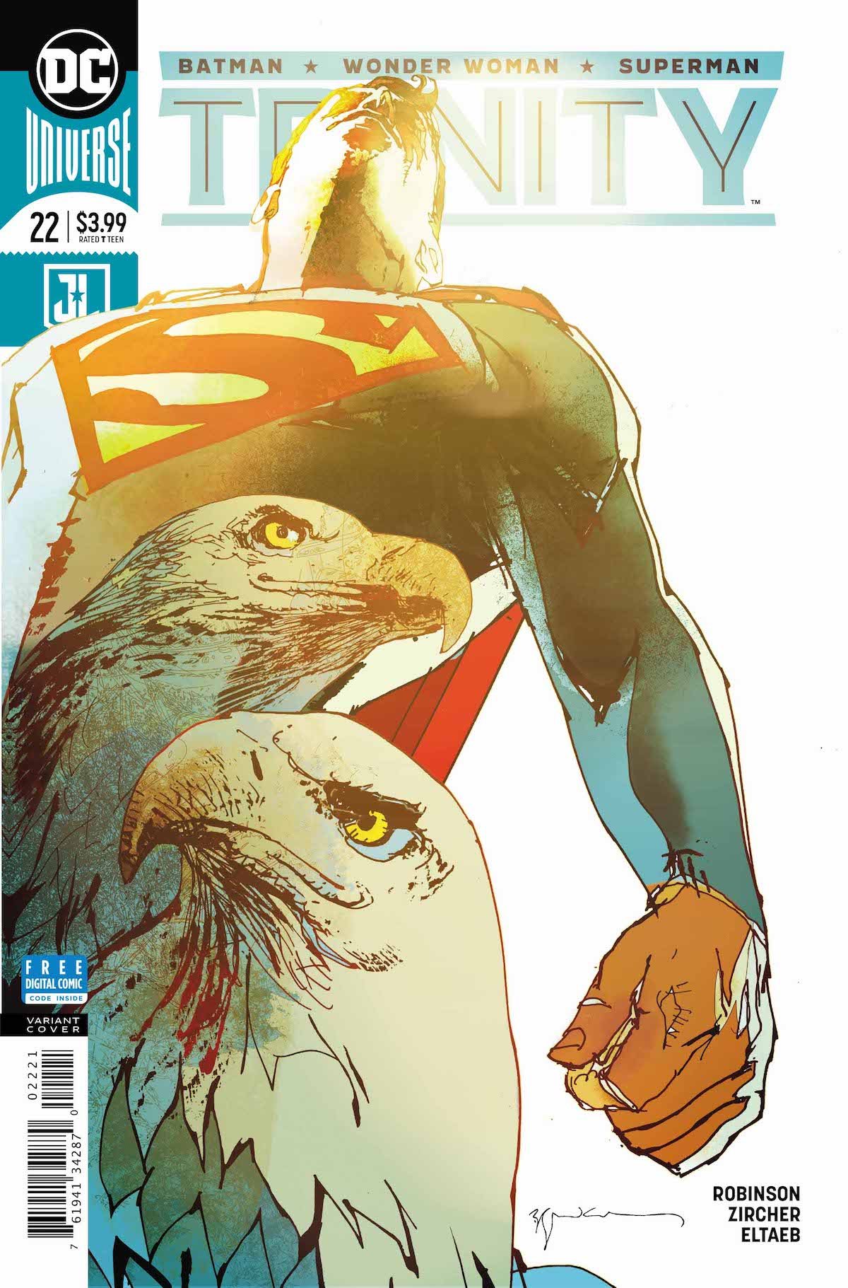 Trinity #22 variant cover