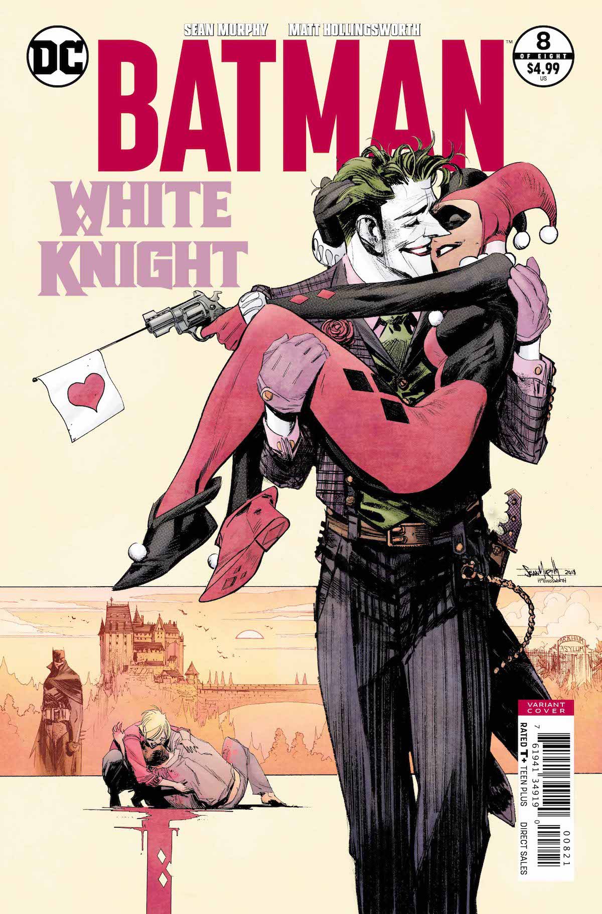 Batman White Knight #8 variant cover