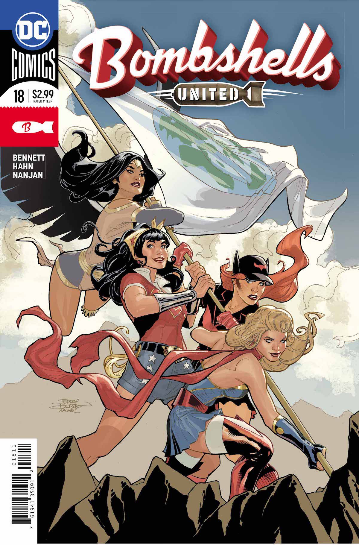 Bombshells United #18 cover
