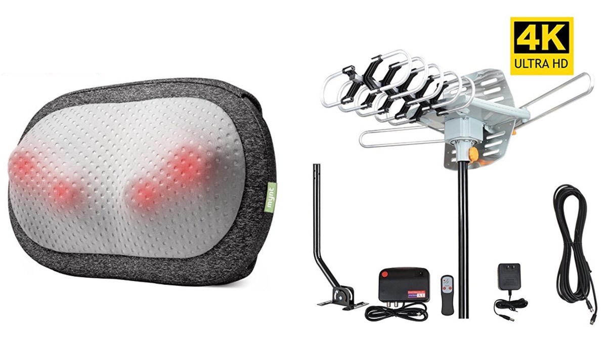Geek Daily Deals 051718 cordless massager HDTV antenna