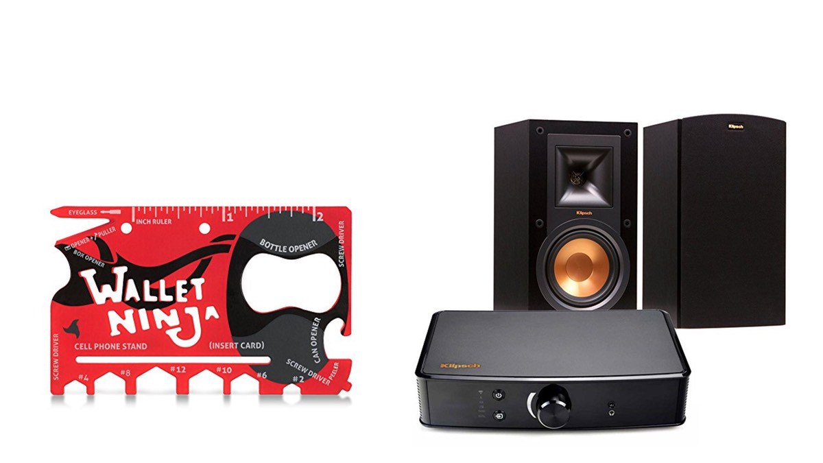 Geek Daily Deals 052318 card tool klipsch amp speakers