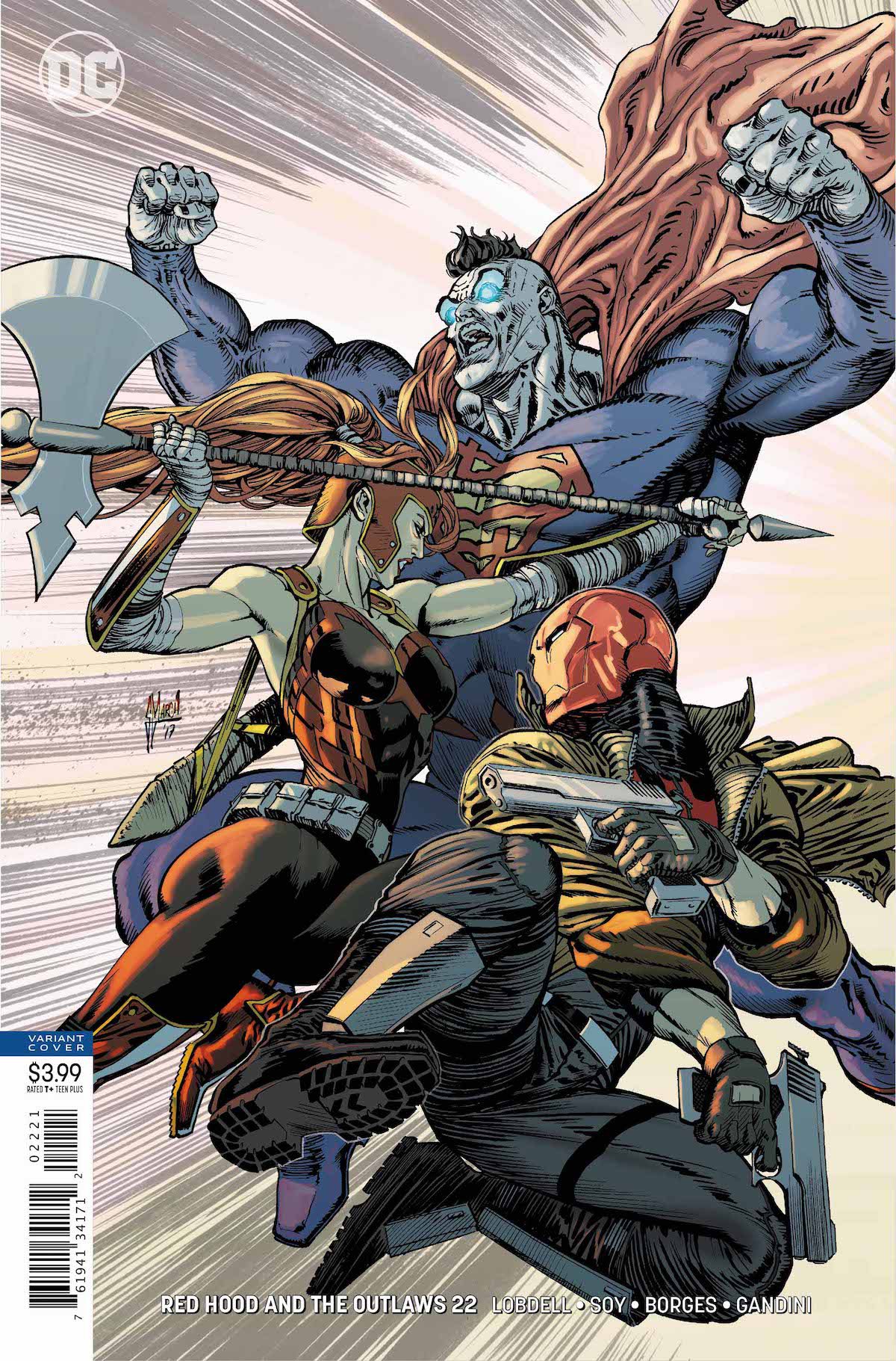 Red Hood and the Outlaws #22 variant cover