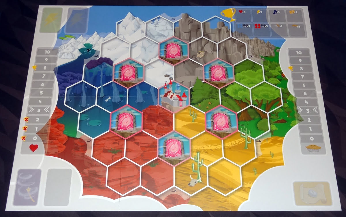 My Little Scythe game board