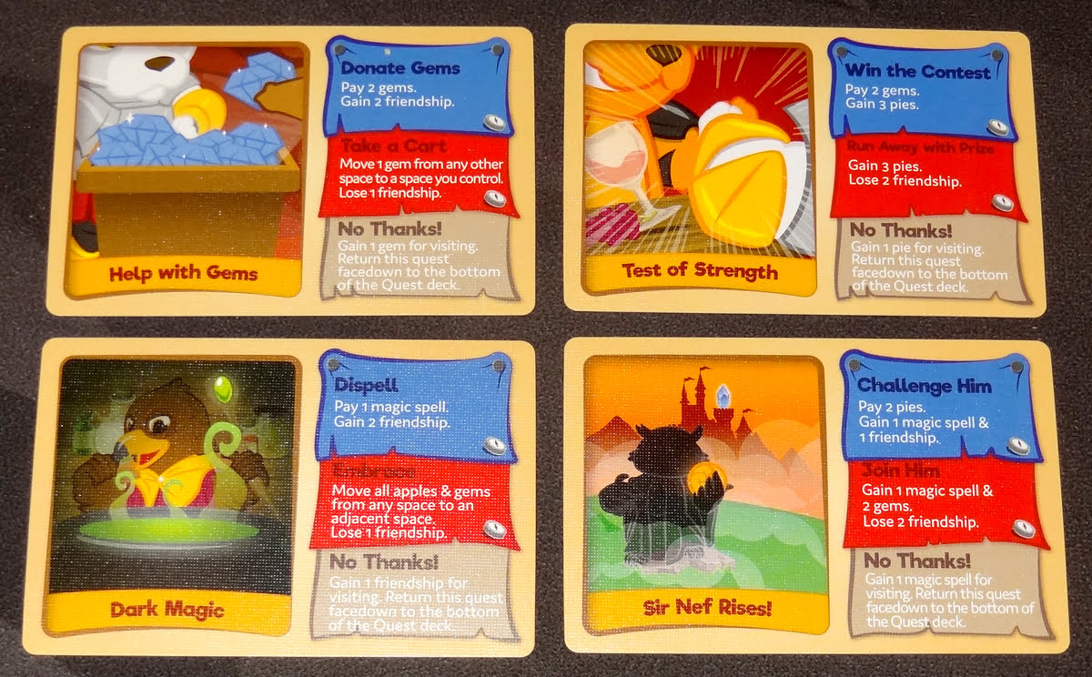 My Little Scythe quest cards