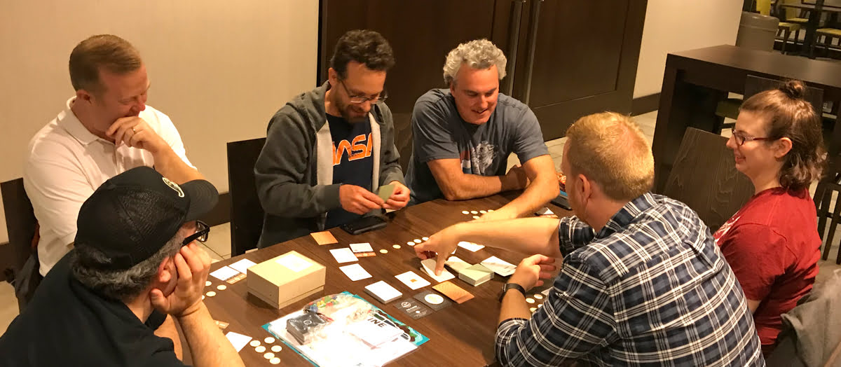 GeekDads play Ravine