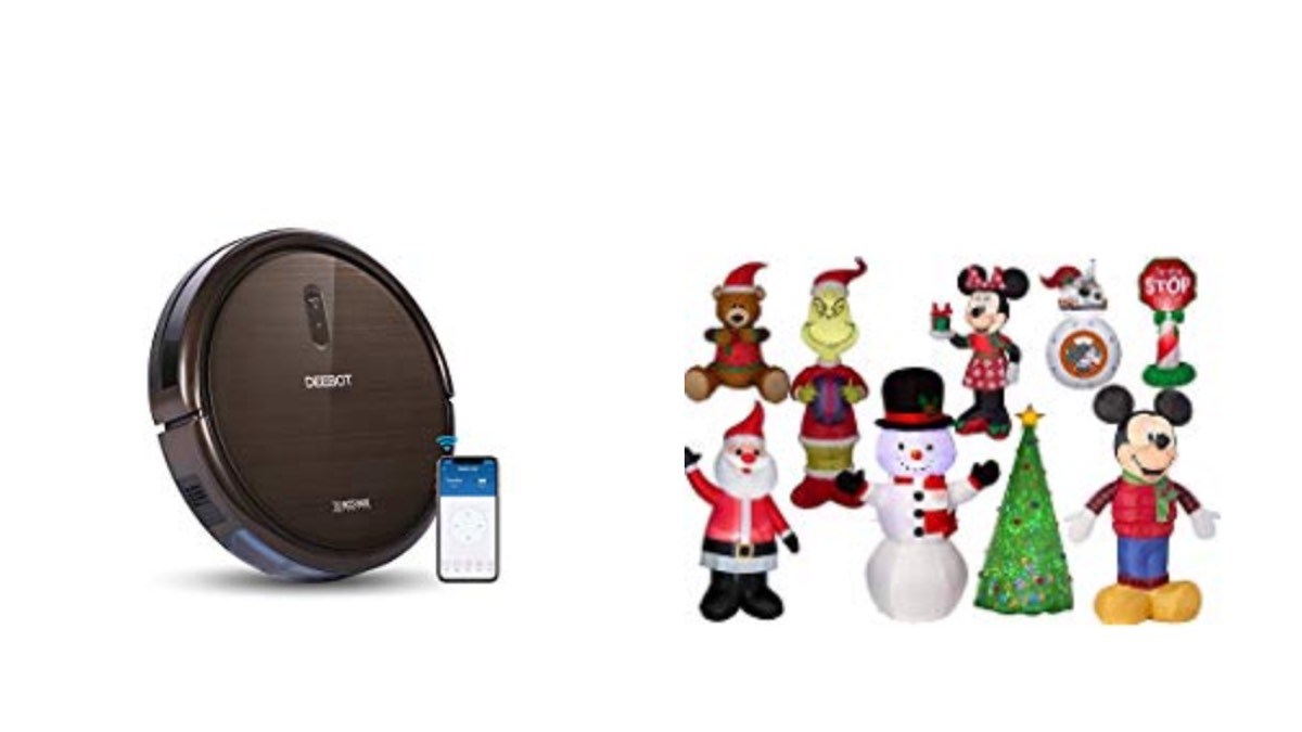 Geek Daily Deals 111818 robot vacuum holiday inflatables