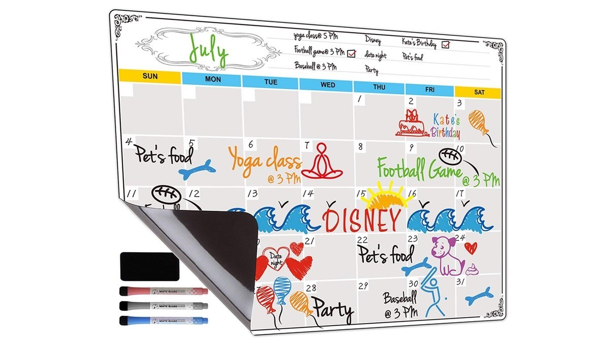 Geek Daily Deals 050219 magnetic dry erase calendar
